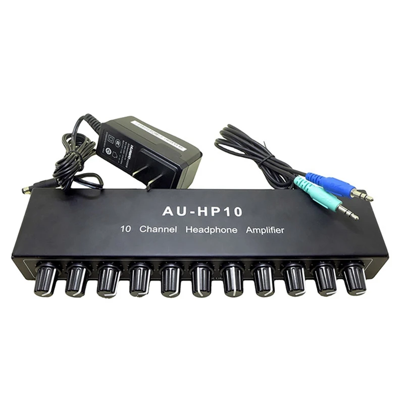 AU-HP10 10-канальный усилитель для наушников и гарнитуры