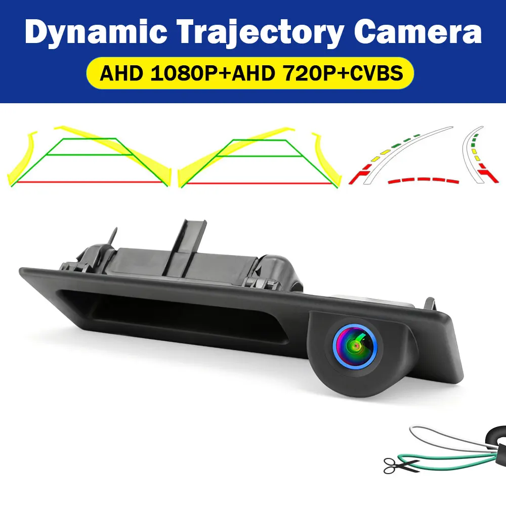 

180 ° Камера заднего вида AHD 1080P HD для BMW 3, 5 серии F30, F31, F34, F10, F11, F07, F25, F26, F48, X1, X3, X4, X5, X6, 328i