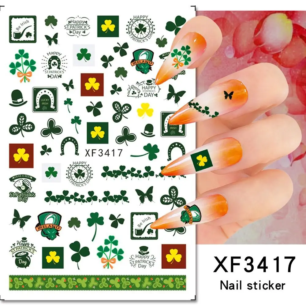 10 листов/набор водостойкие наклейки для ногтей