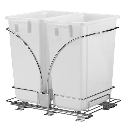 

GLIDEZ Double 9 Gallon Pull-Out Trash Cans
