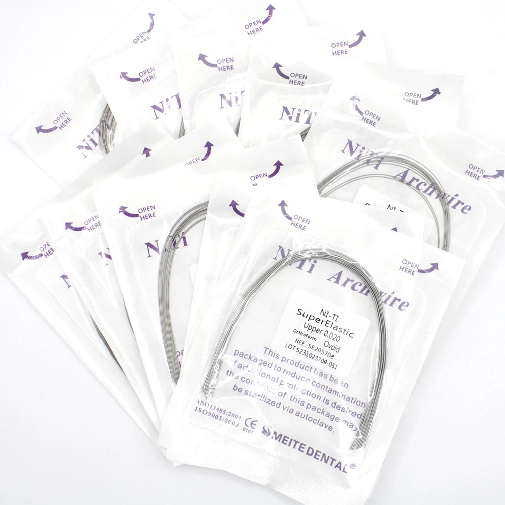 10 шт. в упаковке Ортодонтические стоматологические супер эластичные овальные