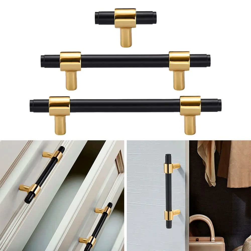 

Simple Kitchen Copper Hardware Wardrobe Drawer Knobs Cabinet Pulls Furniture Handle Door Handles