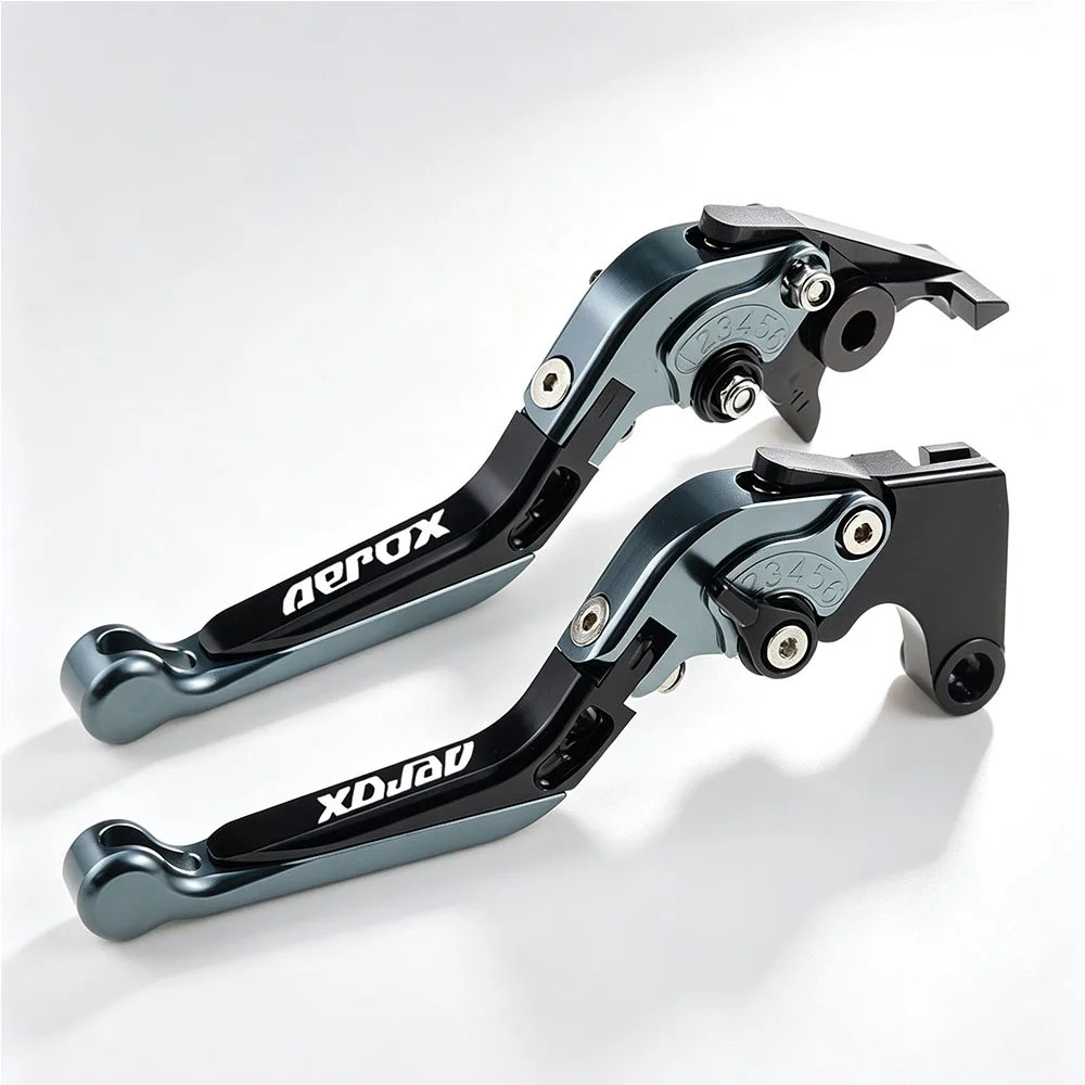 Для Yamaha AeroxNVX155QBIX125 Aerox 155 NVX155 QBIX125 2017-2019 Мотоциклетные регулируемые складные рычаги тормоза и сцепления из алюминия, обработанного на станке с ЧПУ. (art.: 3920dcefa7c43) - 3920dcefa7c43