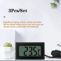 3Pcs LCD Digital Thermometer Temperature Sensor Smart Home Indoor And Outdoor Senso Meters Household Electronic Thermometer New