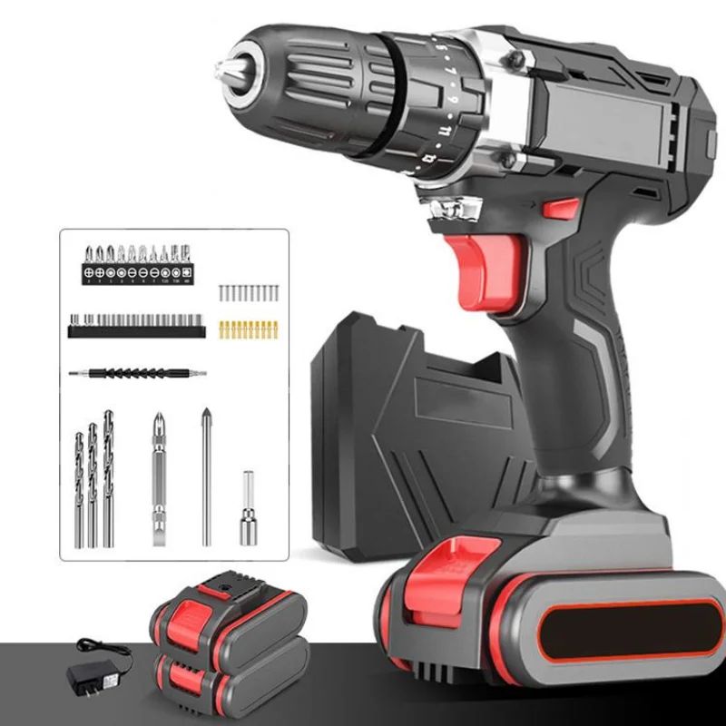 

25 V Professional Cordless Lithium Electric Drill 1350 R/Min with Replaceable Battery Dual Speed Adjustment Cordless Screwdriver