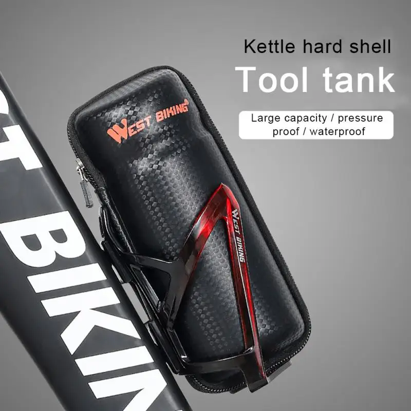 

Water Bottle Cage PC Bottle Cage EVA Bag Waterproof MTB Mountain Bike Repair Kit Tool Bicycle Carrying Set Bicycle Accessories