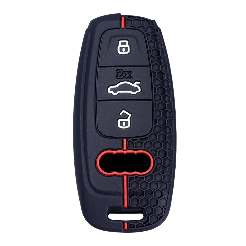 

Чехол для ключей для Audi 2023 2022 Q4 Q7 A6 E-Tron A6L A8L A6 A7 Q8, автомобильный брелок для ключей, держатель для ключей, аксессуары без ключа