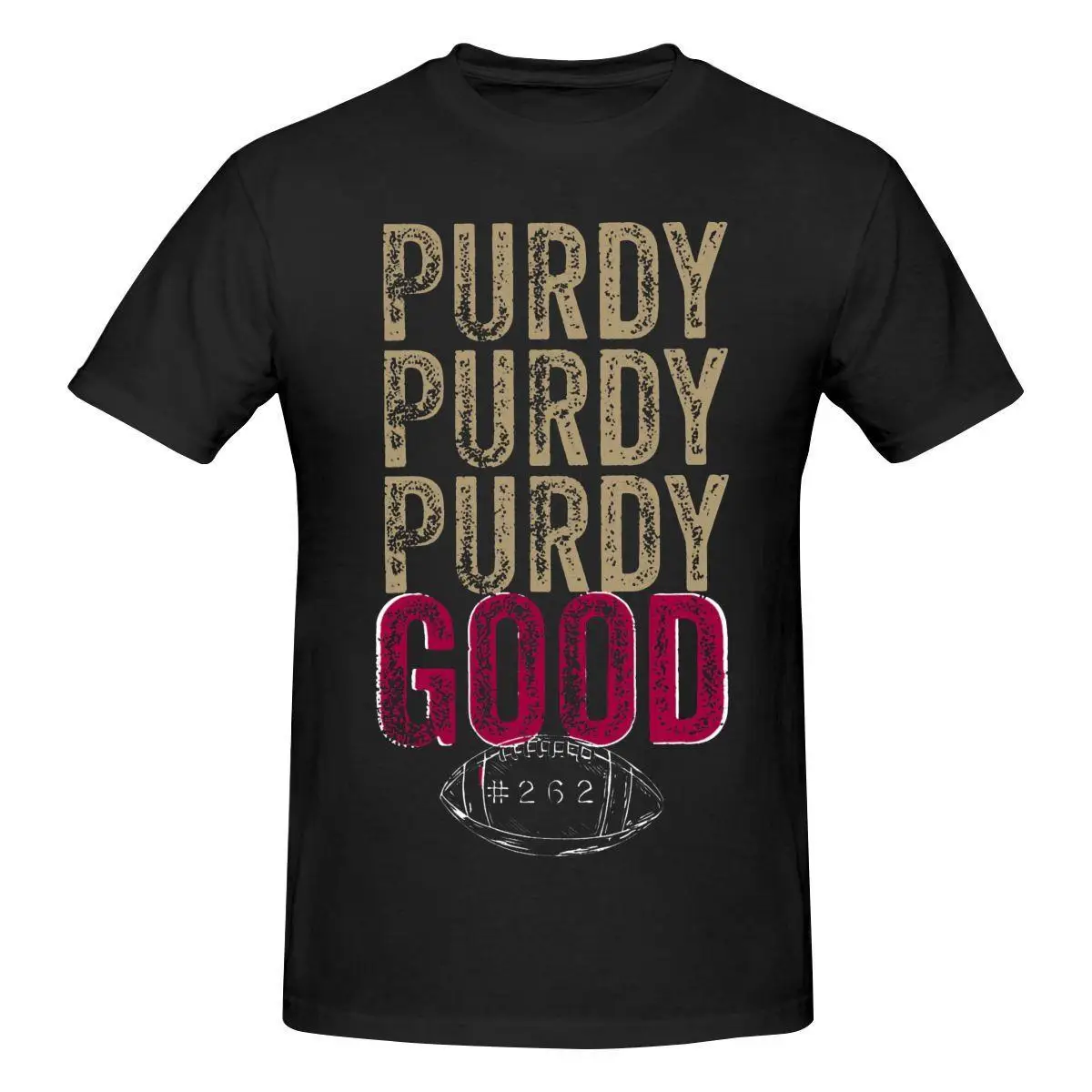 

Мужская хлопковая футболка Brock Purdy Good с коротким рукавом