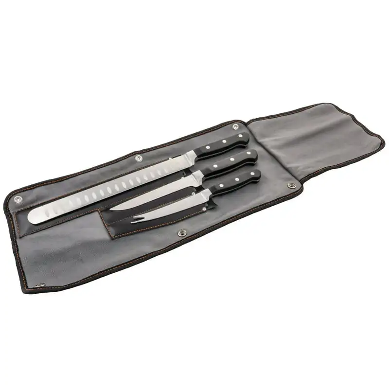 

Набор ножей Black Smither из 3 предметов с обмоточным чехлом для ножей, тканевые ножи для сыра, органайзер для тактических ножей, кухонные ножи для