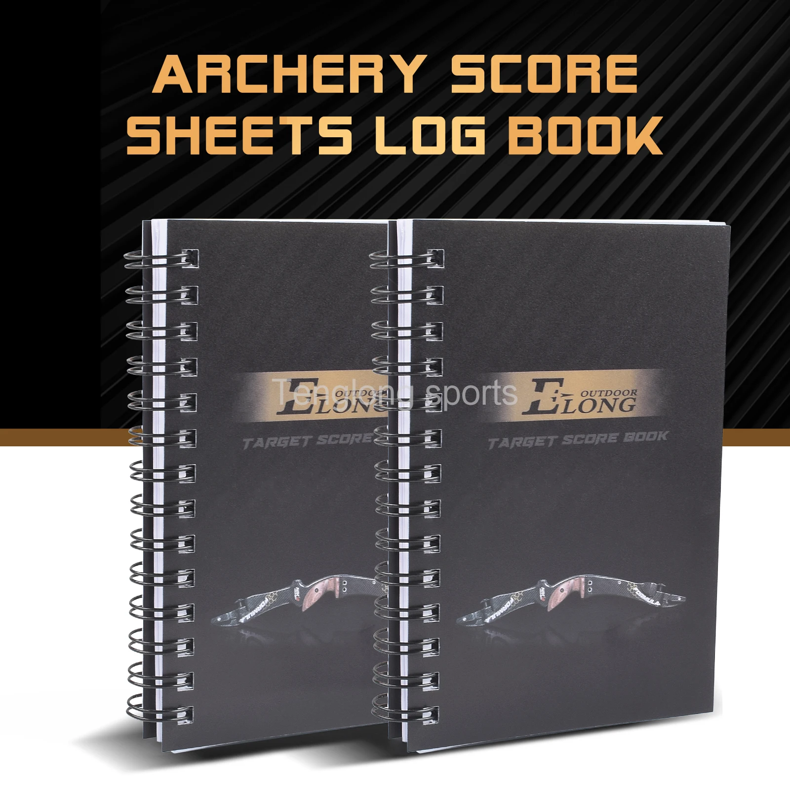 

Archery Score Sheets Log Note Book for Archery Scoring of Matt Lamination Black 3pcs/lot