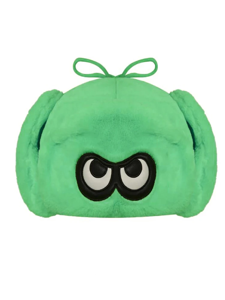 Флуоресцентная Зеленая Женская Зимняя Шапка Уличная Охотничья Вязаная Теплая