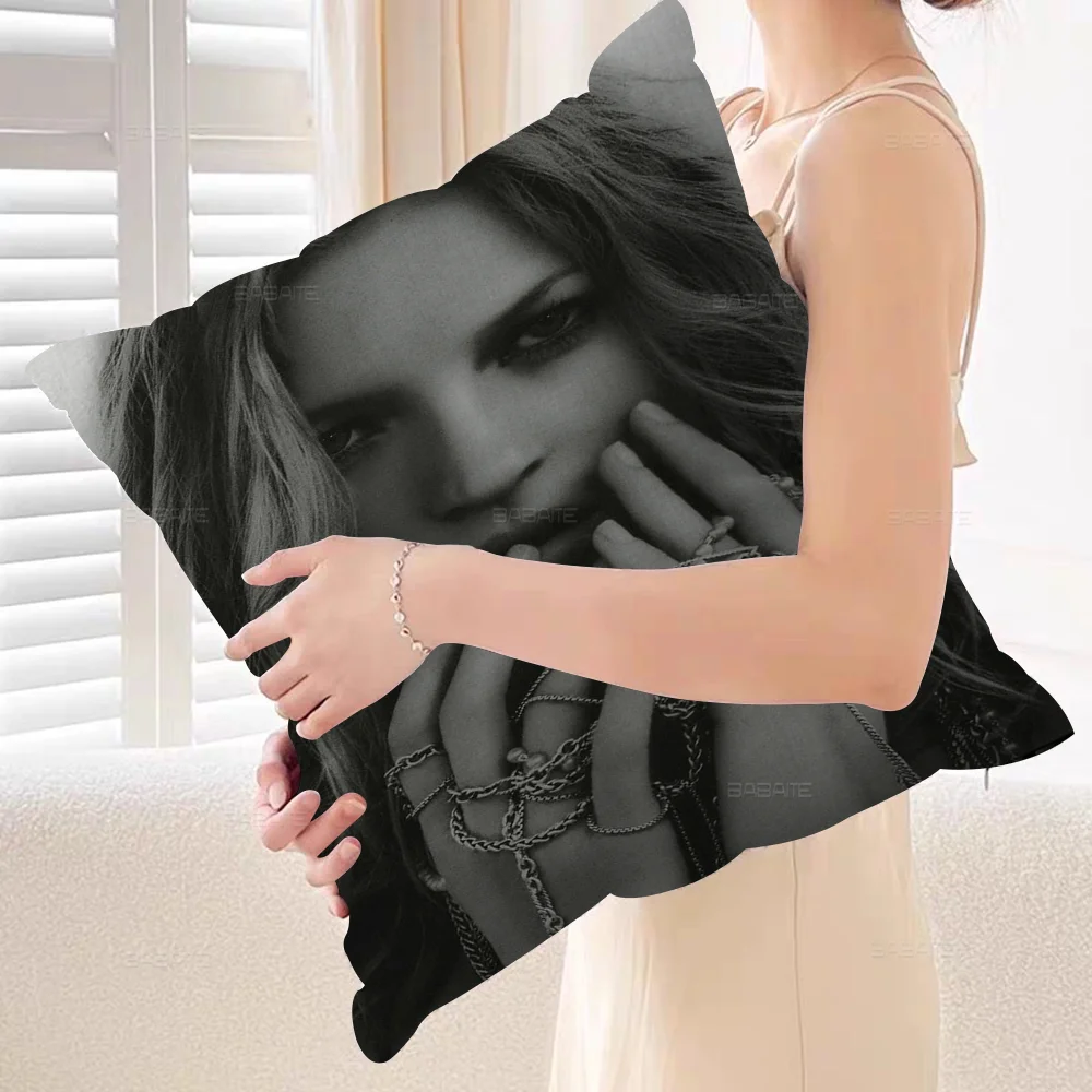 Sexy Supermodel Kate Moss 45*45cm Cushion Cover Pillow Decor Pillowcase Home For Couch