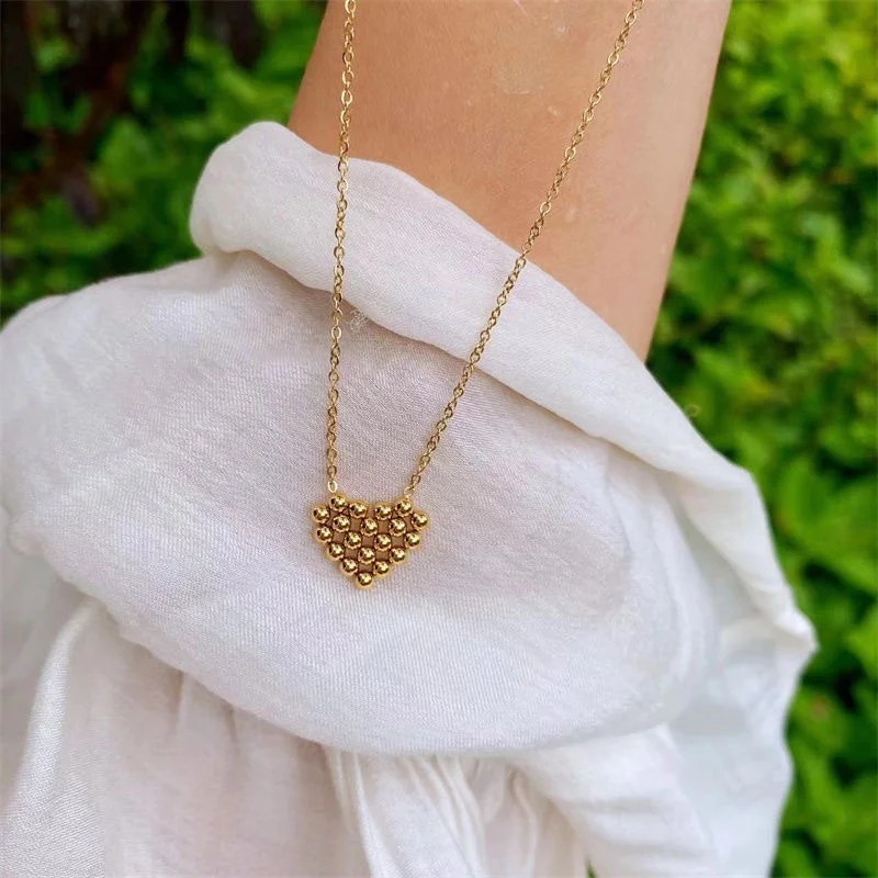 Элегантное минималистичное ювелирное изделие LUXUKISSKIDS изящное ожерелье с