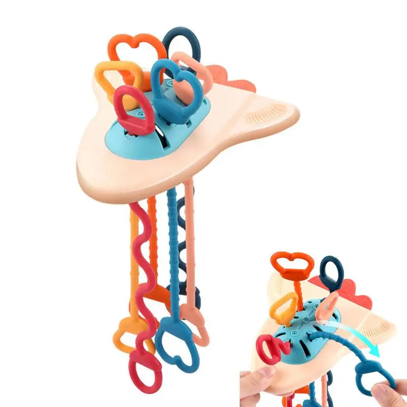 

Силиконовая игрушка Монтессори, силиконовая струна, игрушки, силиконовая струна, игрушки для 1-летней девочки, подарки, сенсорные игрушки, ранние