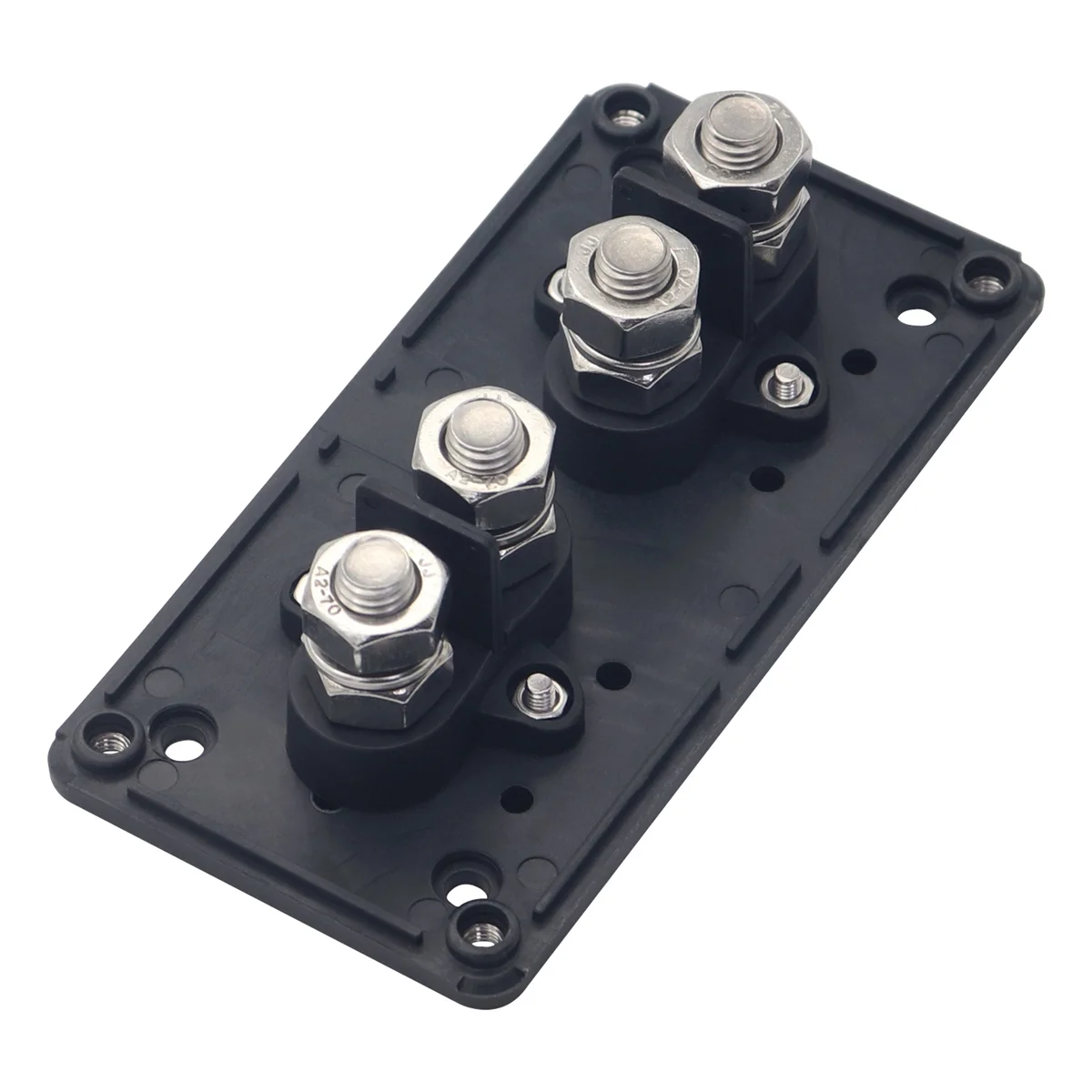 Распределительный блок шины 200А распределительный с 4 клеммными шпильками M10 (3/8