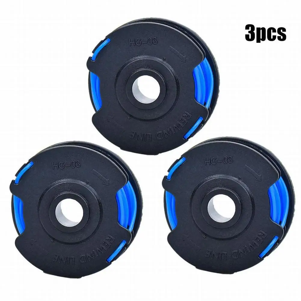 3pcs Trimmer Spool Replacement For WOLF GT840 GT850 GT-F10 From Bjh 2013 9306821 Thread Spool