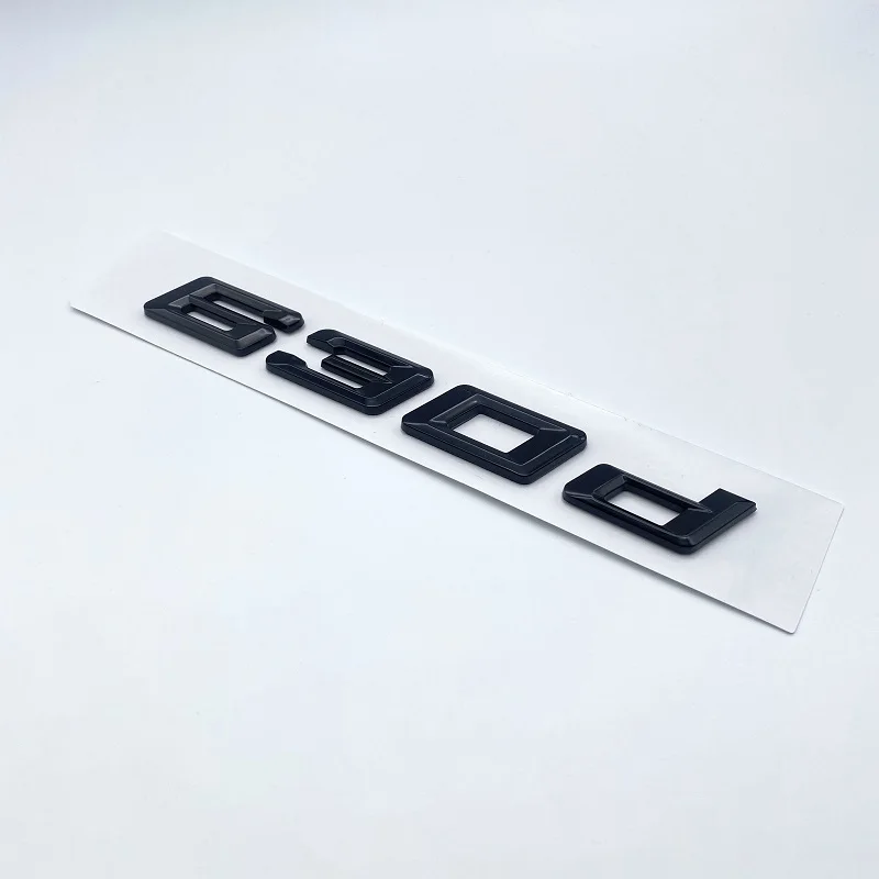Фото Эмблема-наклейка на багажник из ABS-пластика с надписью Old Letters для BMW 6 серии E63 E64 F06 F12 620d 625d 628d 630d 635d 640d 645d 650d №1