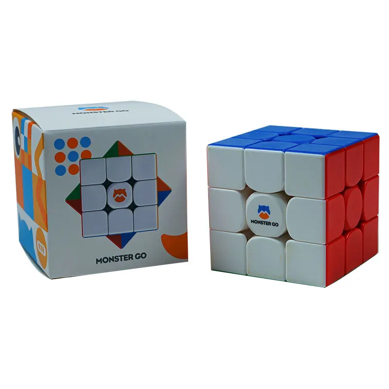 GAN Monster Go EDU 3X3 V2 M Магнитный магический скоростной куб без наклеек профессиональные игрушки-антистресс GAN EDU V2M волшебный куб-головоломка