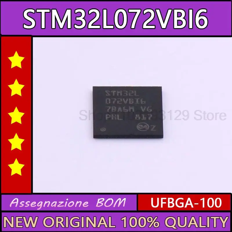 

Оригинальный микроконтроллер IC Chip STM32L072VBI6 UFBGA-100