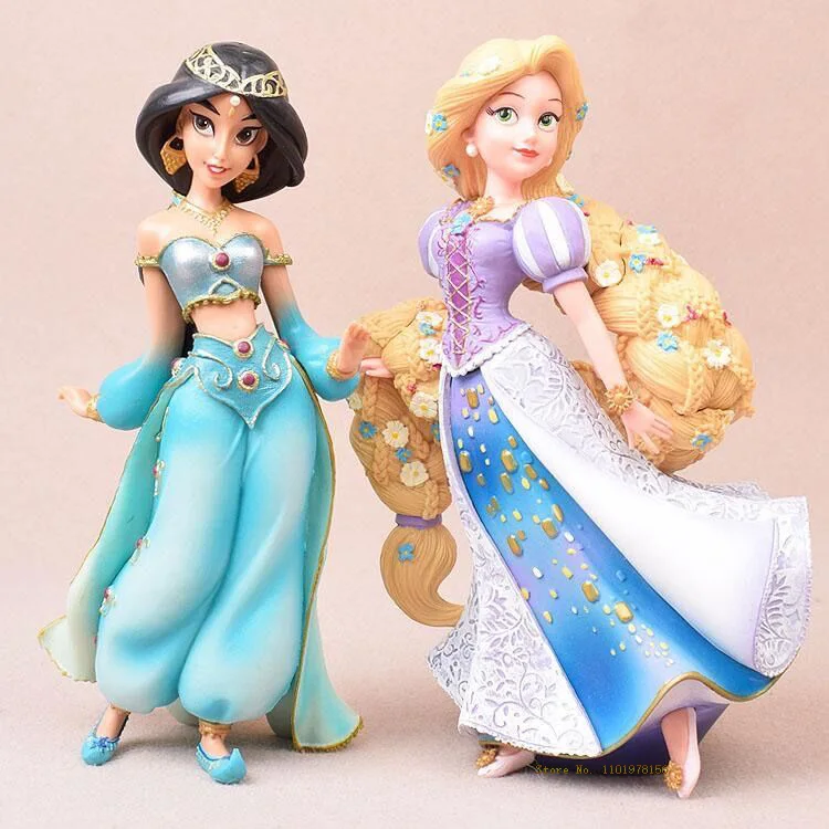 

Кукла Принцесса Disney, ажурная игрушка жасмин, Рапунцель, Холодное сердце, Эльза, экшн-фигурки для девочек, ПВХ фигурка, декоративная модель