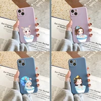 glory hero cartoon phone case gray and purple for apple iphone 12pro 13 11 pro max mini xs x xr 7 8 6 6s plus se 2020 cover