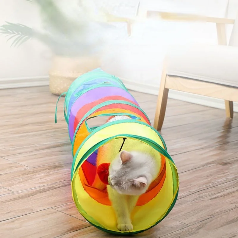 

Игрушки для кошек, саморадость, волшебный инструмент, туннель для кошек, туннель с вращающимся драконом, комбинированная палатка для кошек, ...