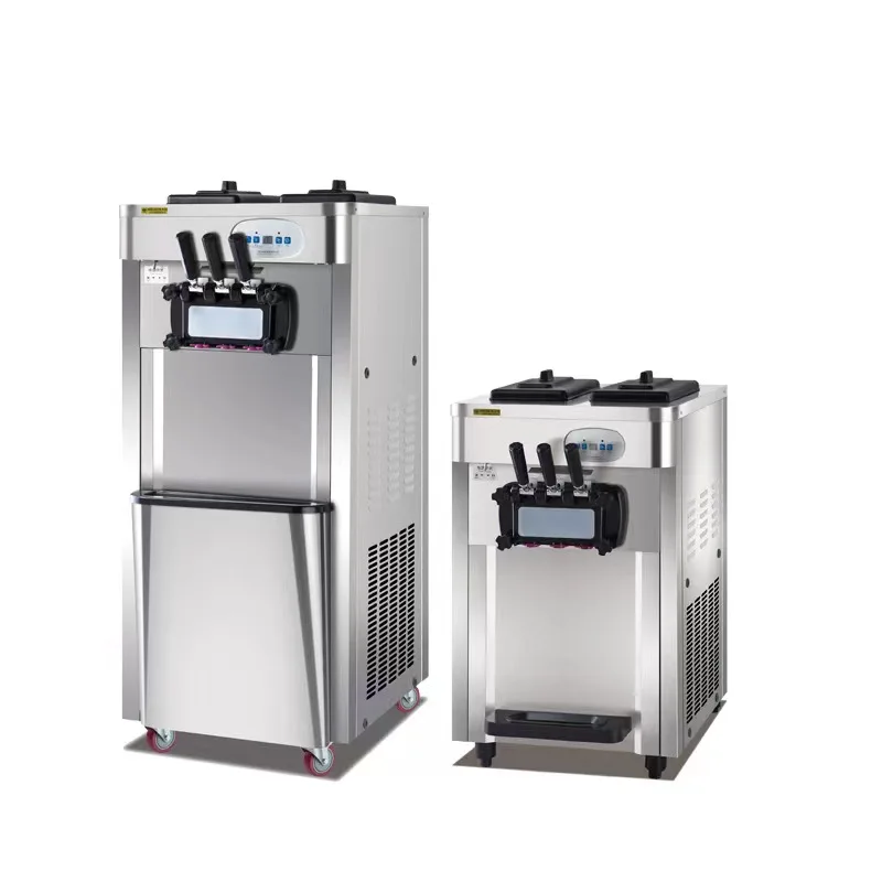 

Pre-cooling and preservation with double compressorscommercial stainless steel gelato soft ice cream machine