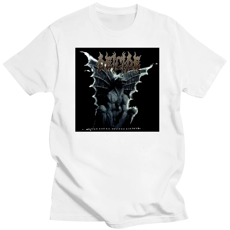 

Deicide Gargoyle Shirt S-3XL Official Death Metal Band T-Shirt Black T Shirt New Fashiont Free Shipping Top Tee PLUS SIZE