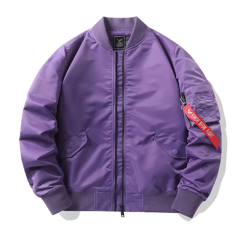 

Autumn and Winter Tough Guy Jacket Live Supply [Cotton/Thin] Air Force MA1 Pilot Jacket Men's Flight Jacket
