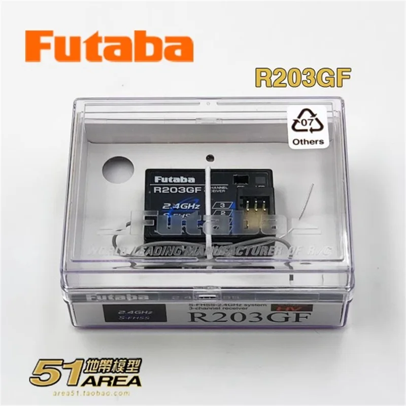 FUTABA R203GF S-FHSS 2 4G высоковольтный трехканальный приемник для автомобилей и кораблей
