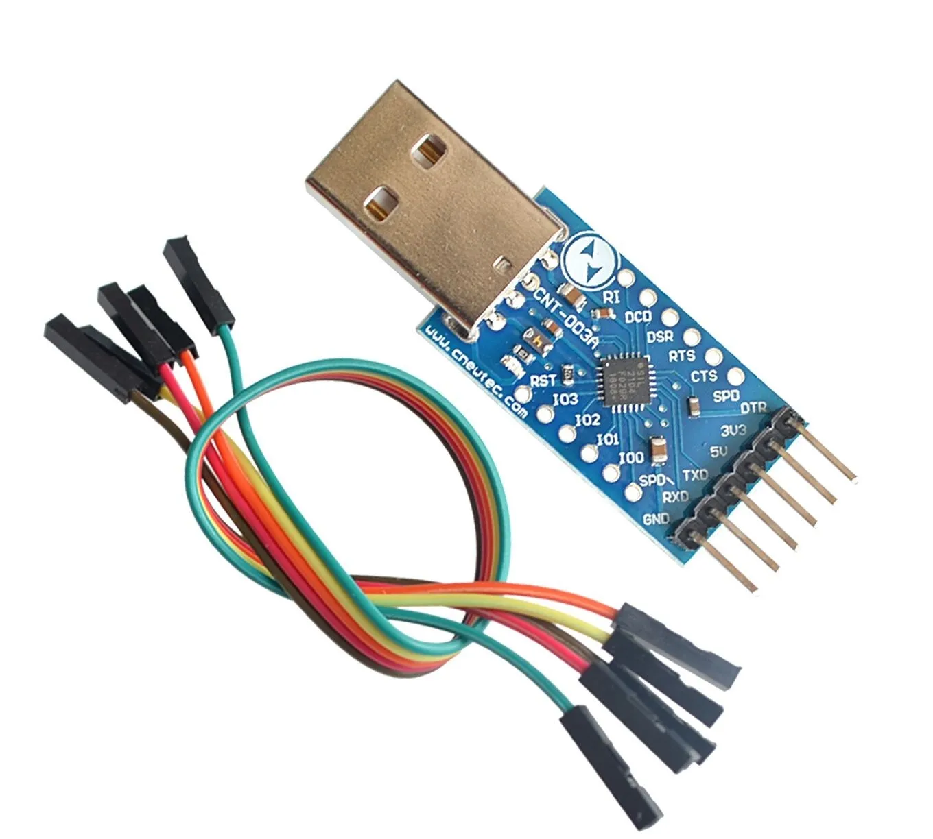 

USB 2.0 To TTL UART 6PIN Module Serial Converter CP2104 For STC PRGMR Replace CP2102 With Dupont Cables