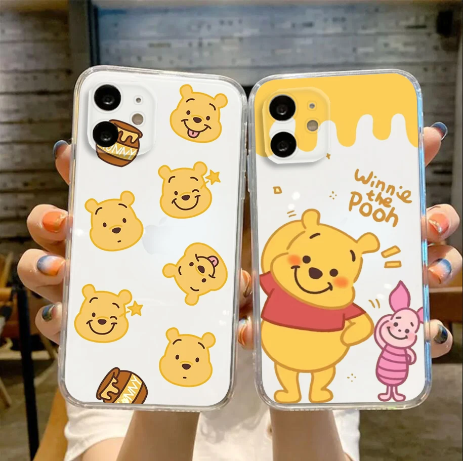 Мягкая фотография B7 Winnie Bear для Moto G4 Plus G41 G5 G50 G51 G5S G6 Play G60 G7 Power G71 G9