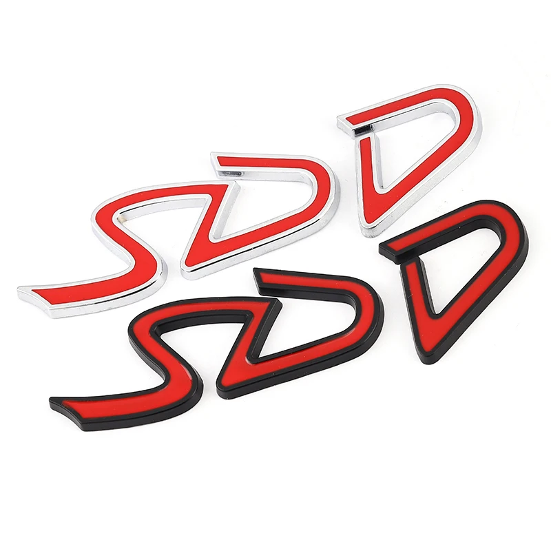 

Металлический 3D значок с логотипом SD D, наклейка для BMW MINI Copper R55 R56 R60 R61 Clubman F55 F56 F60 Countryman, автомобильный Стайлинг