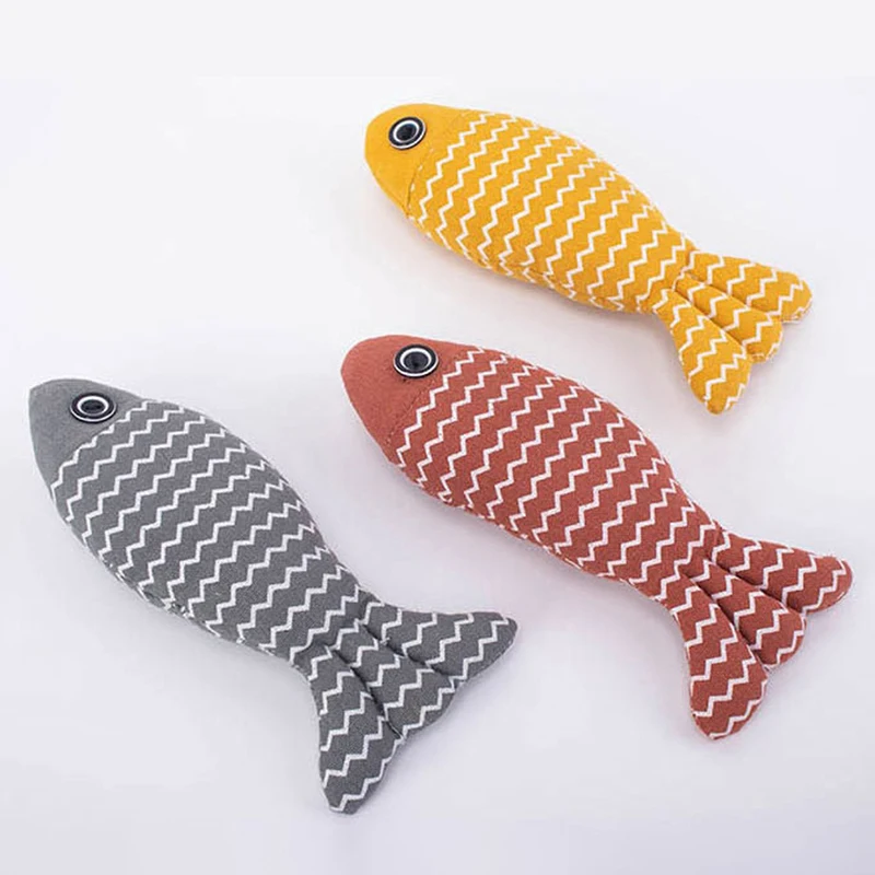 

Игрушка для кошек, тренировочная забавная развлекательная рыба, плюшевая набивная Подушка 20 см, имитация милой рыбы, кошка, игрушка, рыба, Интерактивная искусственная рыба