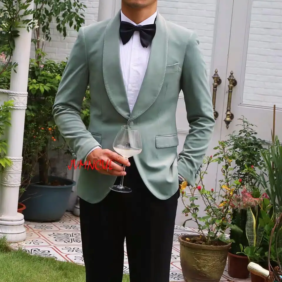 

Costume Homme Men Suit For Wedding Custom Made Blazer Party Dinner Groom Wear Blazer Best Man Wear 2 Pieces (Jacket+Pants)