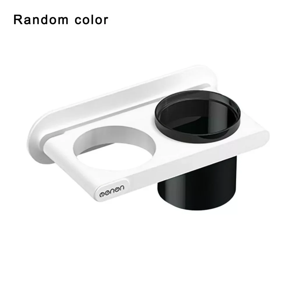 

Wall Mounted Hair Dryer Holder Self-Adhesive Hair dryer Rack Punch-Free Bathroom Supplies Shelf Organizer