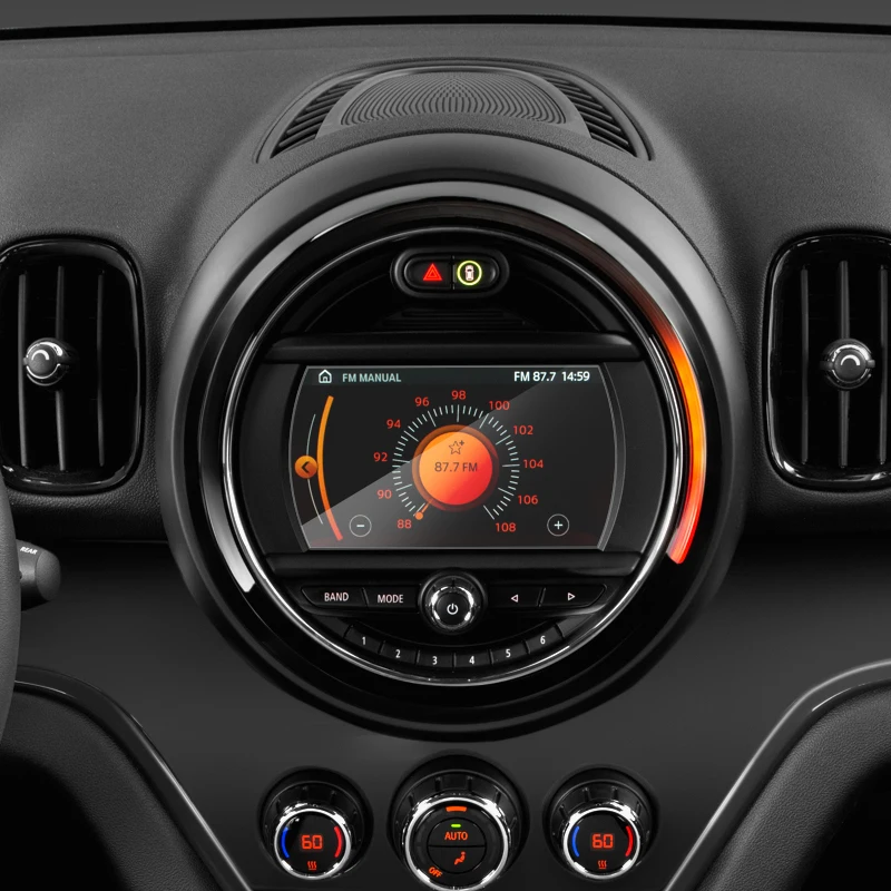 

Пленка из ТПУ для экрана приборной панели автомобиля BMW MINI 2017 в наличии, пленка для экрана GPS-навигатора, стеклянная Защитная пленка для экра...