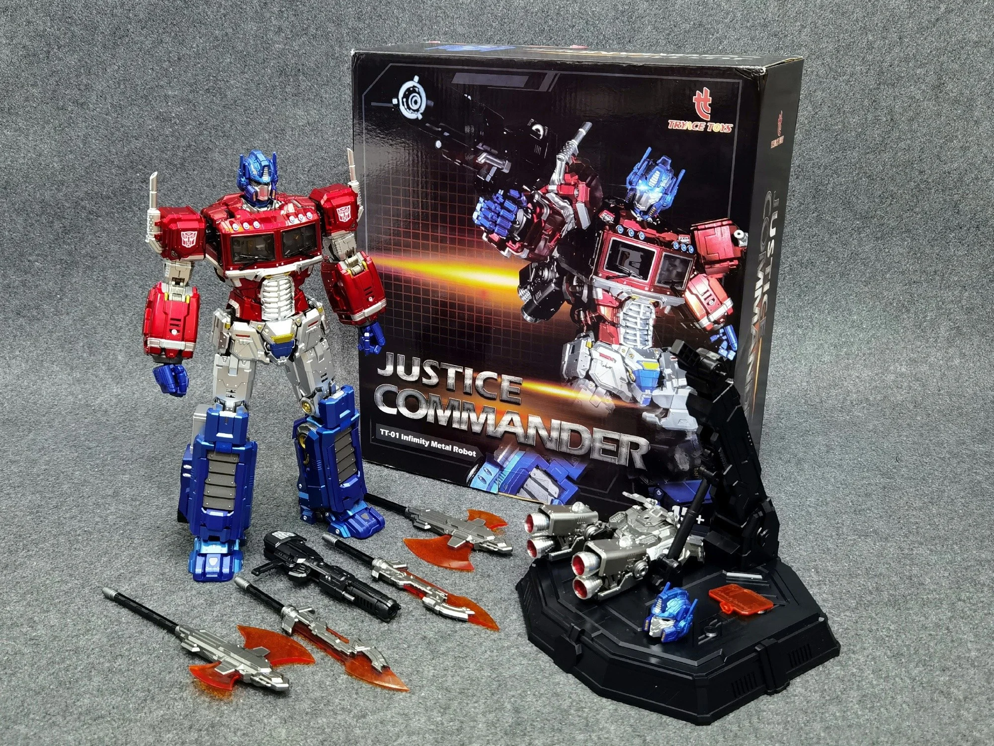 

В наличии, трансформер TT01 Prime OP Commander, недеформируемая искусственная экшн-фигурка, игрушки-роботы