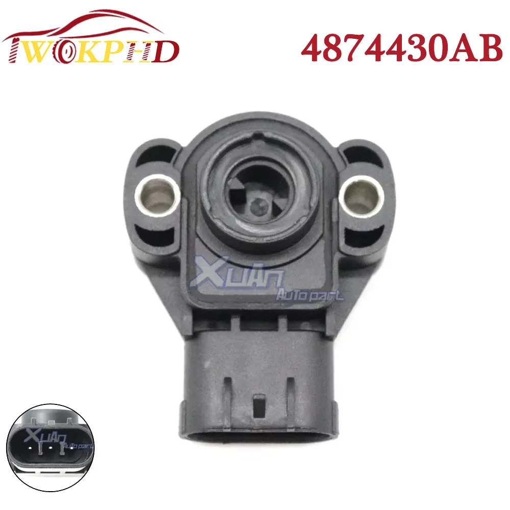 НОВЫЙ ДАТЧИК ПОЛОЖЕНИЯ ДРОССЕЛЬНОГО ДАТЧИКА TPS для Chrysler Dodge Plymouth Mitsubishi 2.0L 1995-2002 гг.