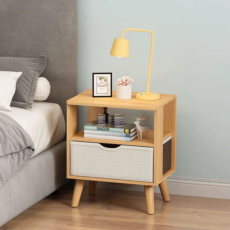 

Bedroom Dresser Nightstands Cheap Mobile Auxiliary Tables Living Room Cabinets Mesita De Noche Furniture for Bedroom ZY50CT