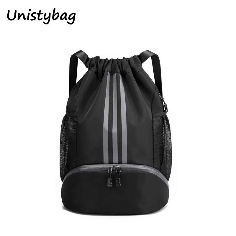 Unistybag Sports Gym Backpack Large Capacity Men's Bag Fashion School Bag Girls Waterproof Yoga Basketball Bag Training Bag