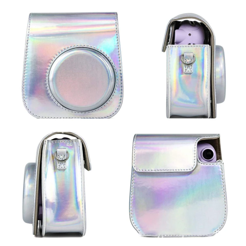 

Чехол для камеры, мягкий силиконовый чехол для Fujifilm, сумка для камеры Polaroid с плечевым ремнем