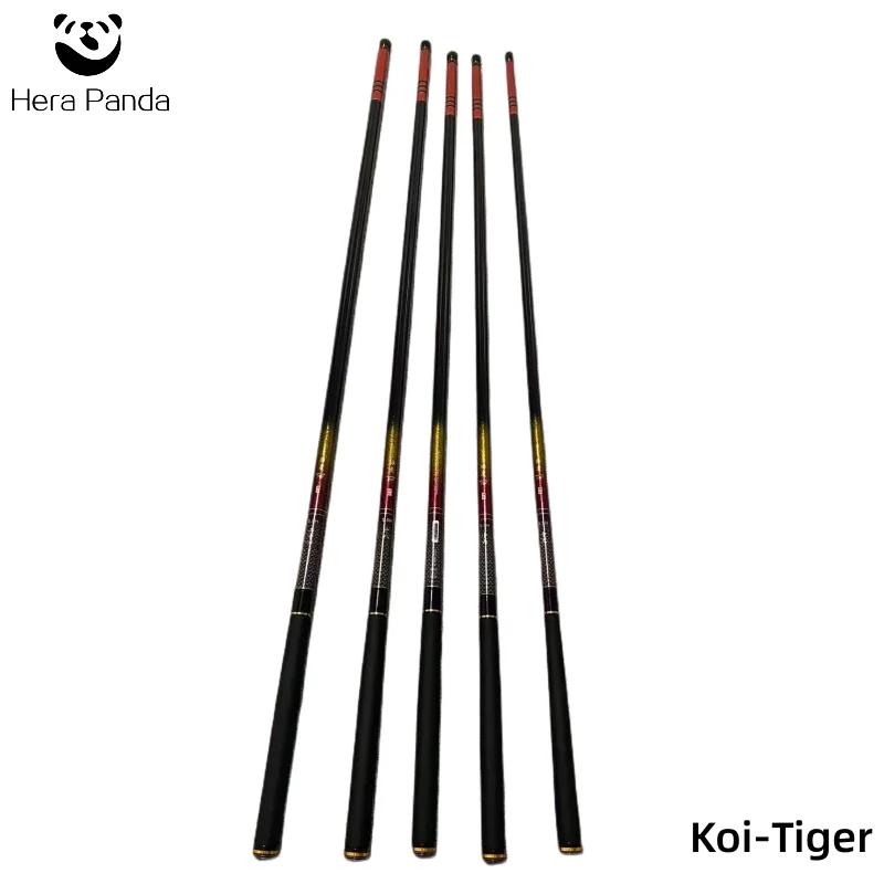 

Koi-Tiger 5.5H Powerful Herabuna Taiwan Fishing Rod 46T High Tonnage Carbon Freshwater Pole Rod Large Crucian Carp Catfish Rod
