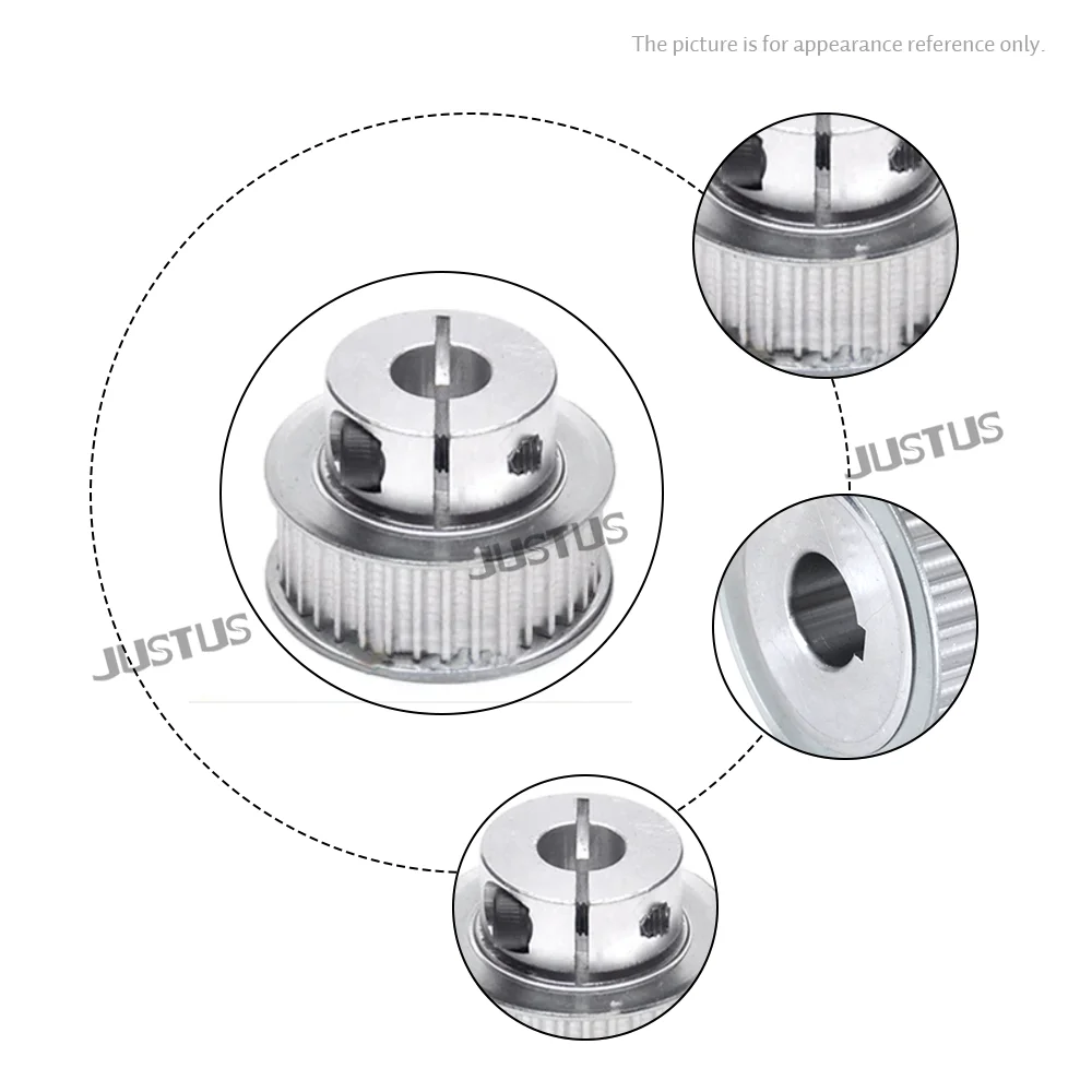 Зажимные синхронные колеса BF 30T/40T/44 Tooth HTD 5M отверстие 8-25 мм для ремня шириной 10/15/20