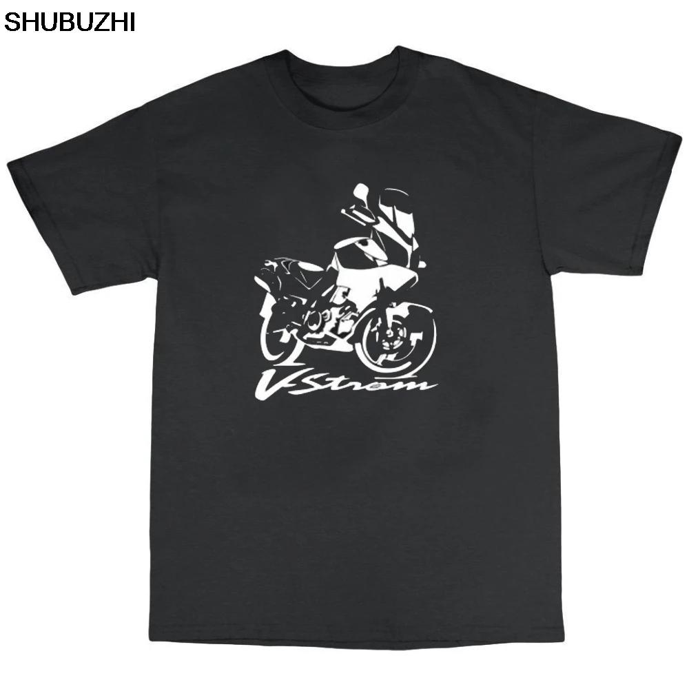 

Motorcycle Cotton Suz Vstrom 650 V Strom Dl Man for Men shubuzhi New Short Cotton Casual Men Slim Fit Custom Slim T-Shirt