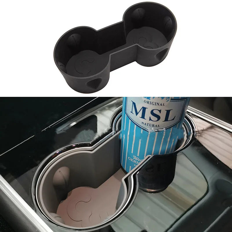

For Tesla model3 silicone central control water cup slot anti-shake sprinkle drink holder water cup holder