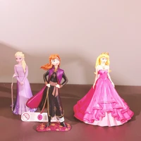 disney princess anna tangled rapunzel vampirina doll gifts toy model anime figures collect ornaments