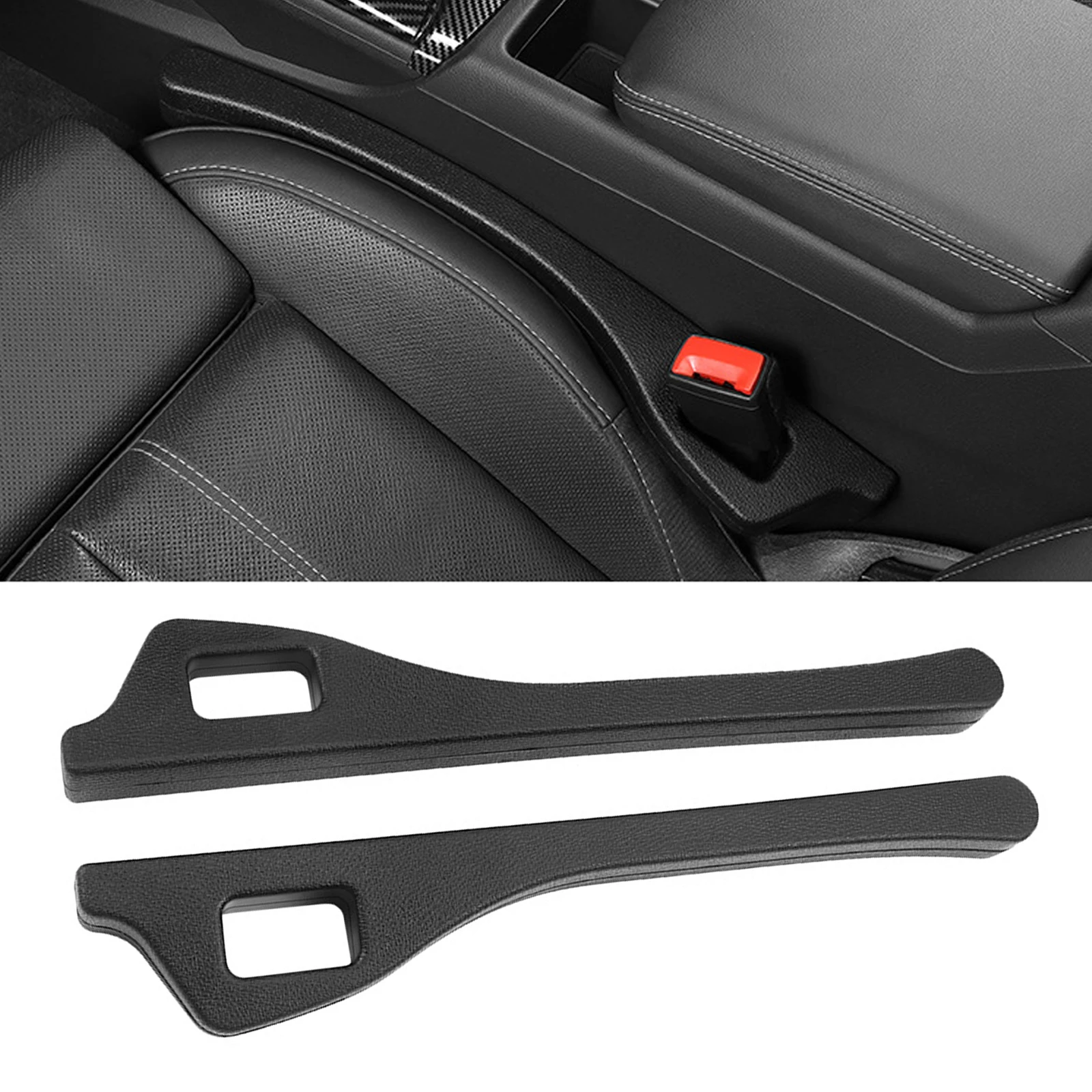 

Car Seat Gap Filler Universal PU Leak-proof Filling Strip Anti-Drop Seat Gap Strip With Hole Car Decor Auto Interior Accessories
