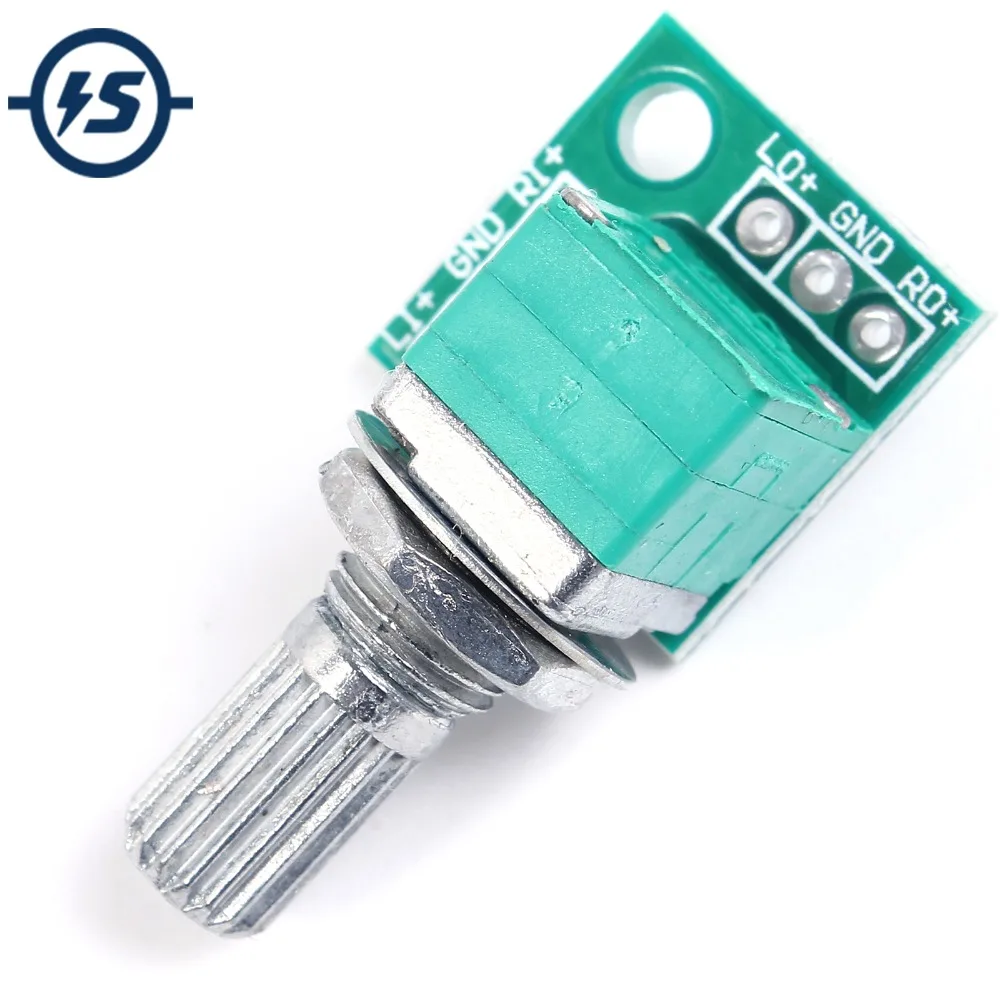 

50K Volume Control Knob Potentiometer Audio Accessories Dual Connection Volume volume Adjuster Adjusting Equipment 15*15*15mm