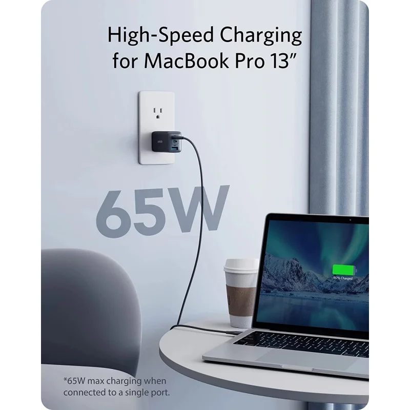 Ceny Anker Nano II 65W Trzyportowa ładowarka GaN Szybka ładowarka Podwójna USB-C Jedna Przenośna ładowarka USB Dla IPhone 13/13 Mini/13 Pro Max Najtaniej Anker Nano II 65W Trzyportowa ładowarka GaN Szybka ładowarka Podwójna USB-C Jedna Przenośna ładowarka USB Dla IPhone 13/13 Mini/13 Pro Max